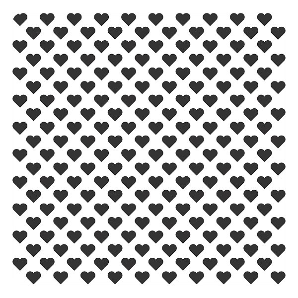 Viés de Algodão Largo Destaque Peripan Estamp. 35mmx20m - C9222 Corações Pretos