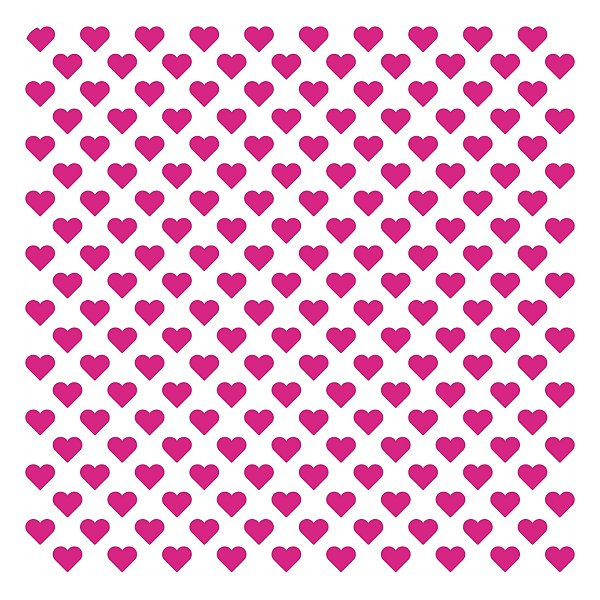 Viés de Algodão Largo Destaque Peripan Estamp. 35mmx20m - C9221 Corações Rosas