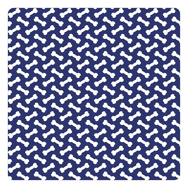 Viés de Algodão Largo Tijuca Peripan Estampado 35mmx20m - C9830 Ossinhos Branco/Azul Marinho