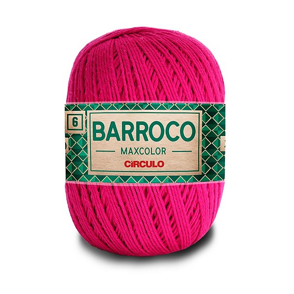 Barbante Barroco Maxcolor 6 400g - Pink - Un