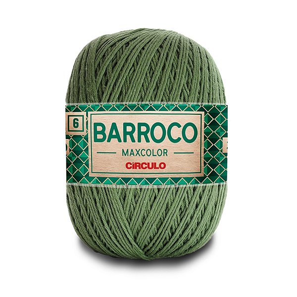 Barbante Barroco Maxcolor 6 400g - Militar - Un