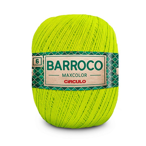 Barbante Barroco Maxcolor 6 400g - Verde Limão - Un