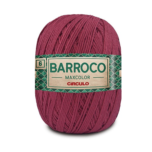 Barbante Barroco Maxcolor 6 400g - Viva Magenta - Un