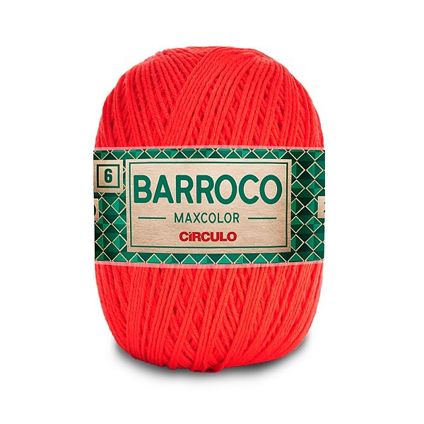 Barbante Barroco Maxcolor 6 400g - Chama - Un