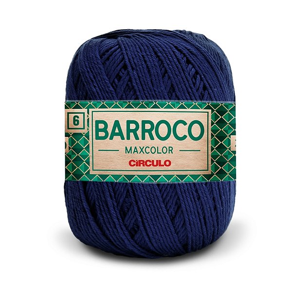Barbante Barroco Maxcolor 6 400g - Anil Profundo - Un