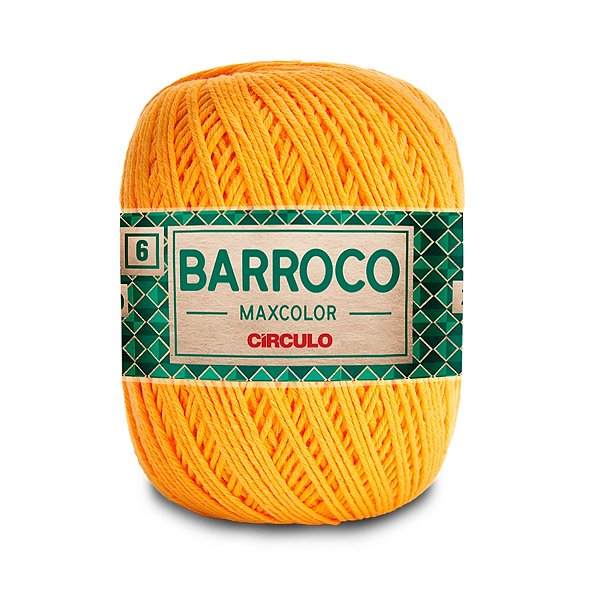 Barbante Barroco Maxcolor 6 400g - Ouro - Un