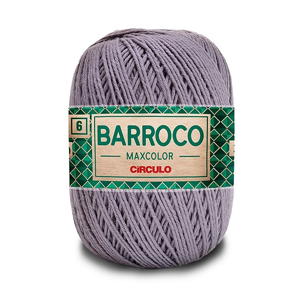 Barbante Barroco Maxcolor 6 400g - Chumbo - Un