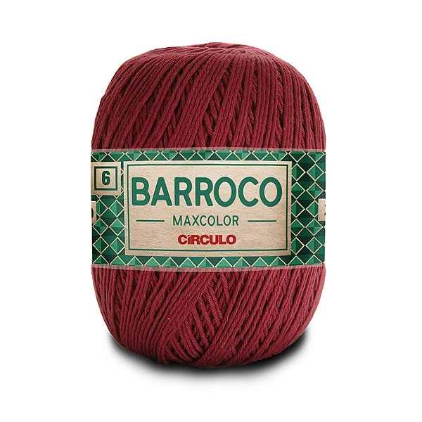 Barbante Barroco Maxcolor 6 400g - Marsala - Un