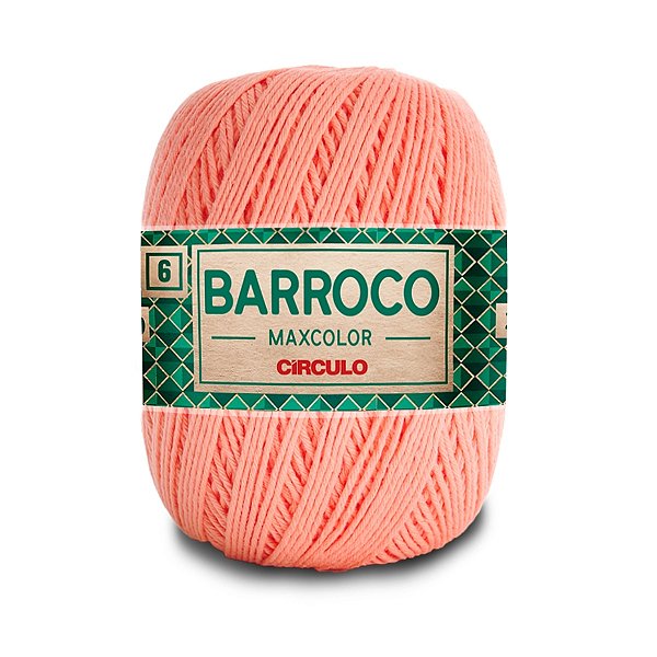Barbante Barroco Maxcolor 6 400g - Pêssego - Un