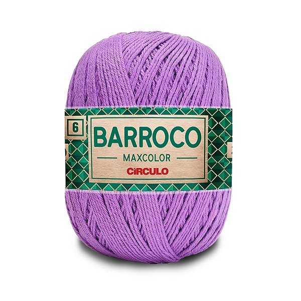 Barbante Barroco Maxcolor 6 400g - Lavanda - Un