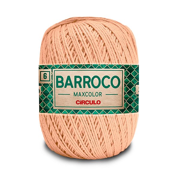 Barbante Barroco Maxcolor 6 400g - Peach Fuzz - Un