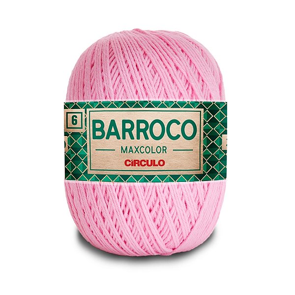 Barbante Barroco Maxcolor 6 400g - Rosa Candy - Un