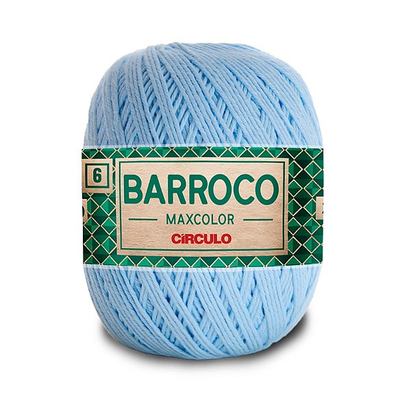 Barbante Barroco Maxcolor 6 400g - Azul Candy - Un