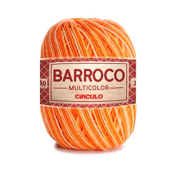 Barbante Barroco MultiColor 6 200g - Abóbora - Un