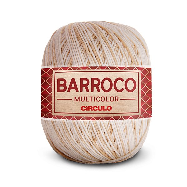 Barbante Barroco MultiColor 6 200g - Areia - Un