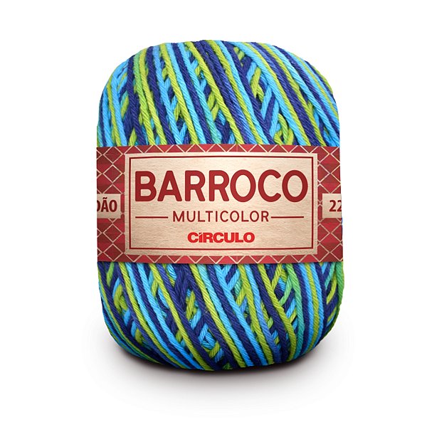 Barbante Barroco MultiColor 6 200g - Pavão - Un