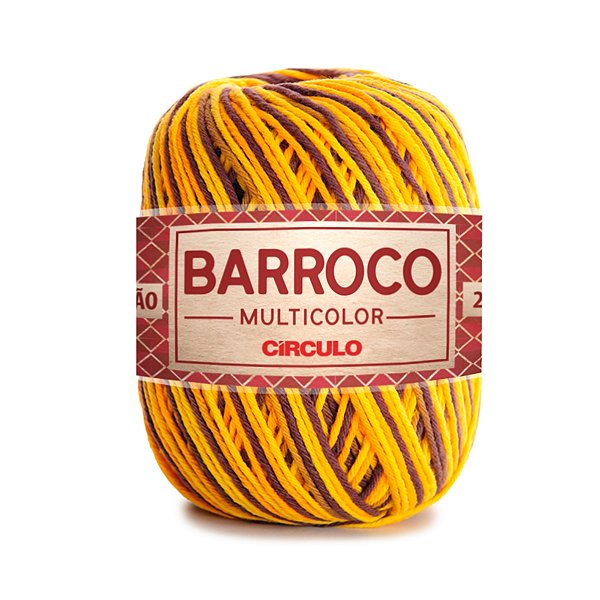 Barbante Barroco MultiColor 6 200g - Girassol - Un