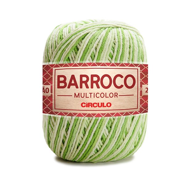 Barbante Barroco MultiColor 6 200g - Greenery - Un