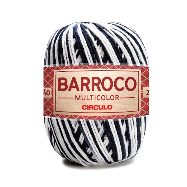 Barbante Barroco MultiColor 6 200g - Zebra - Un