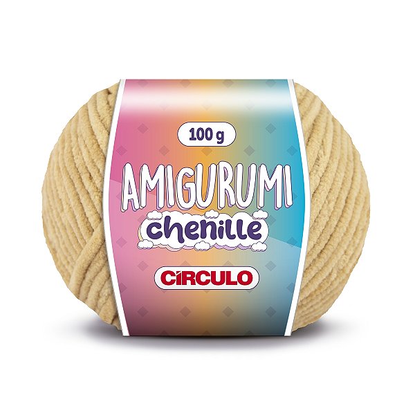 Fio Amigurumi Chenille Círculo 110m - Caramelito  - Un
