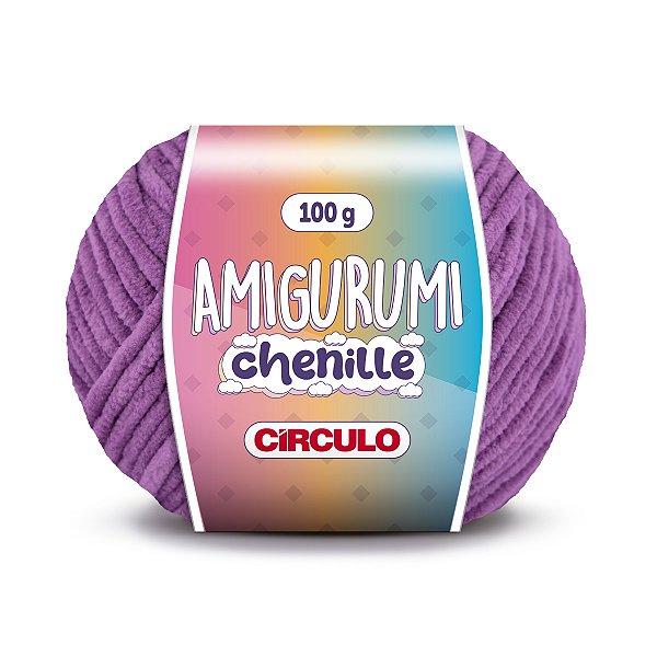 Fio Amigurumi Chenille Círculo 110m - Realeza  - Un