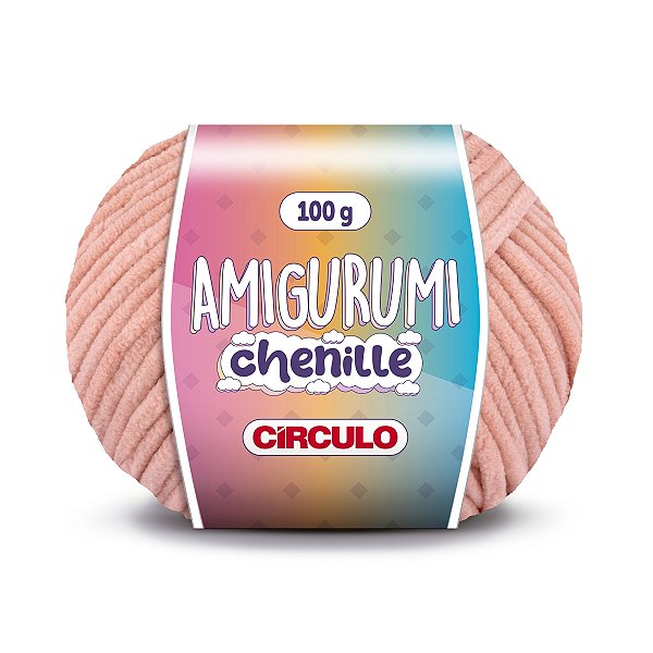 Fio Amigurumi Chenille Círculo 110m - Penélope - Un