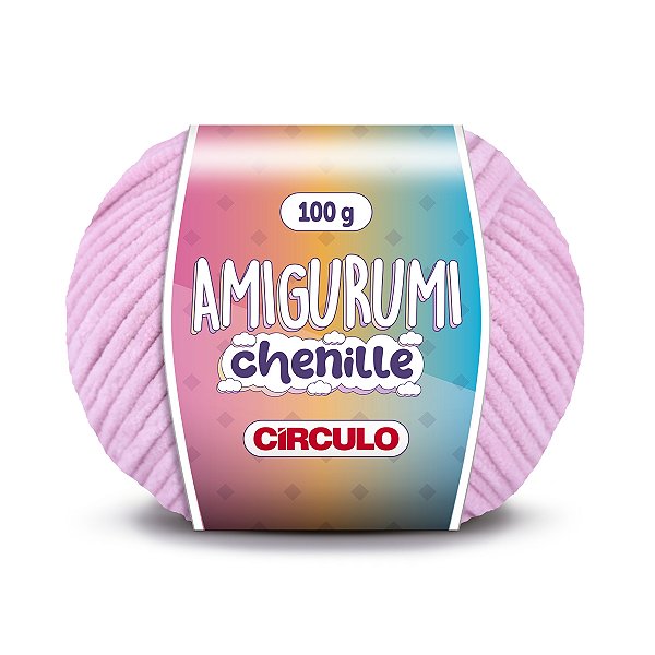 Fio Amigurumi Chenille Círculo 110m - Quartzo  - Un