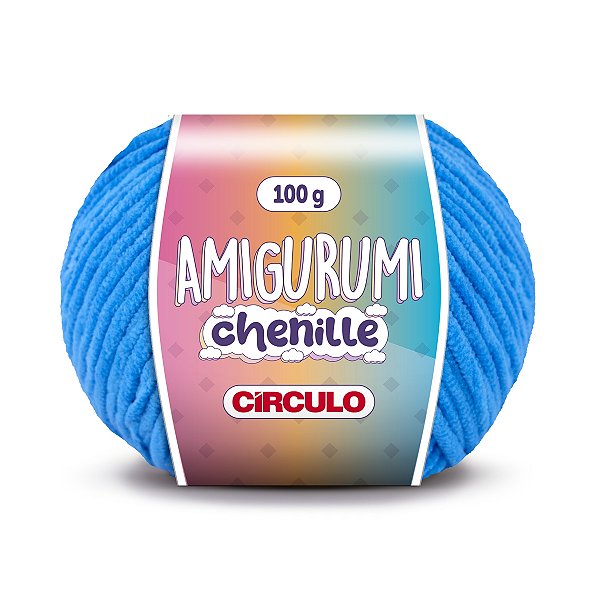 Fio Amigurumi Chenille Círculo 110m - Acqua  - Un