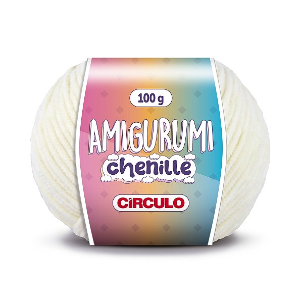 Fio Amigurumi Chenille Círculo 110m - Flocos  - Un
