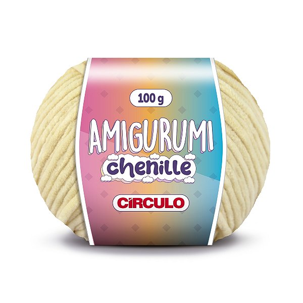 Fio Amigurumi Chenille Círculo 110m - Centeio  - Un