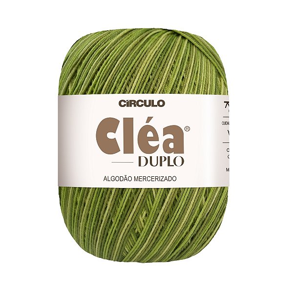 Fio Cléa Duplo Algodão Mercerizado 150g - Folha - Un