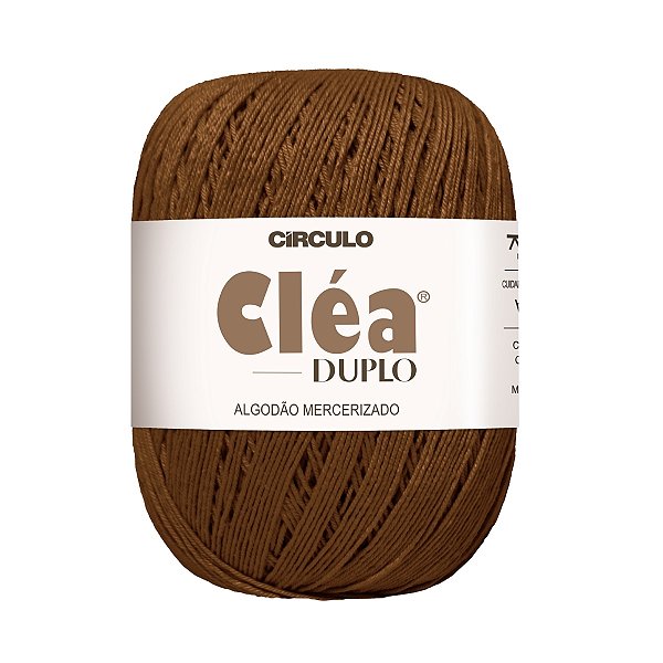 Fio Cléa Duplo Algodão Mercerizado 150g - Terracota - Un