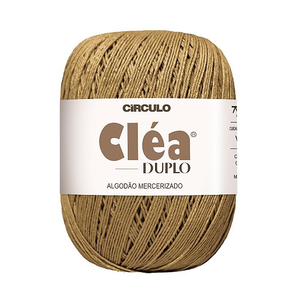 Fio Cléa Duplo Algodão Mercerizado 150g - Caramelito - Un