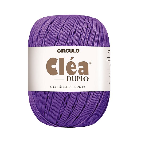 Fio Cléa Duplo Algodão Mercerizado 150g - Roxo Cítrico - Un