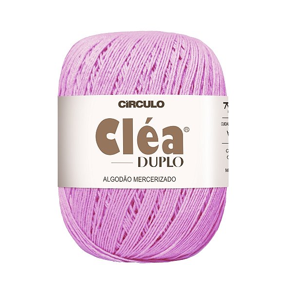 Fio Cléa Duplo Algodão Mercerizado 150g - Chiclete - Un