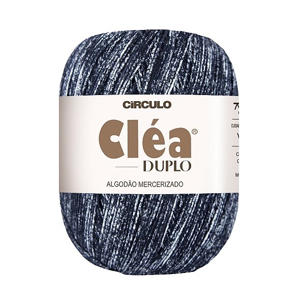 Fio Cléa Duplo Algodão Mercerizado 150g - Índigo - Un