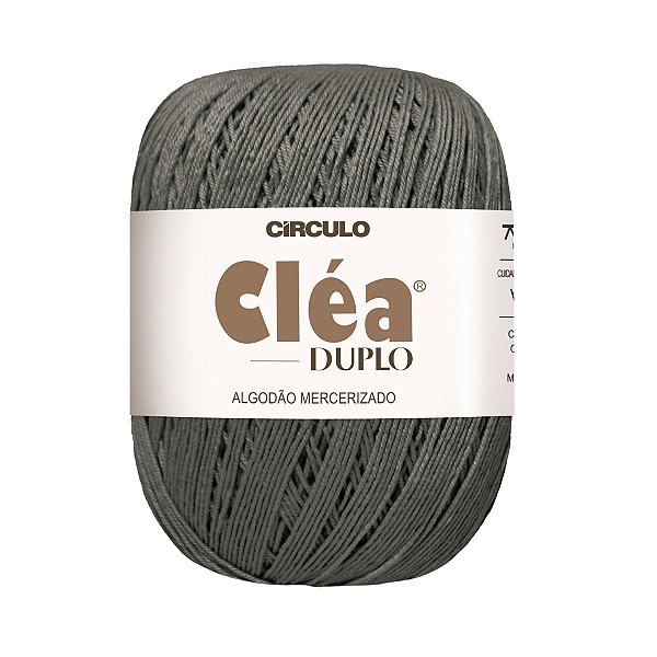 Fio Cléa Duplo Algodão Mercerizado 150g - Pedra - Un