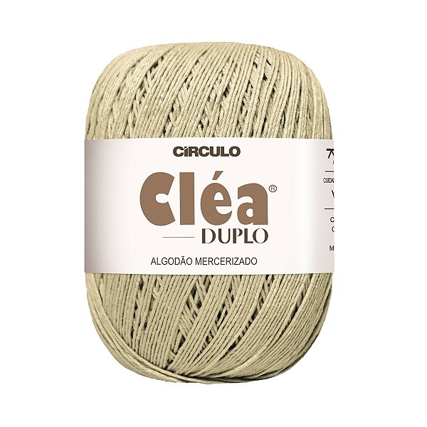 Fio Cléa Duplo Algodão Mercerizado 150g - Porcelana - Un