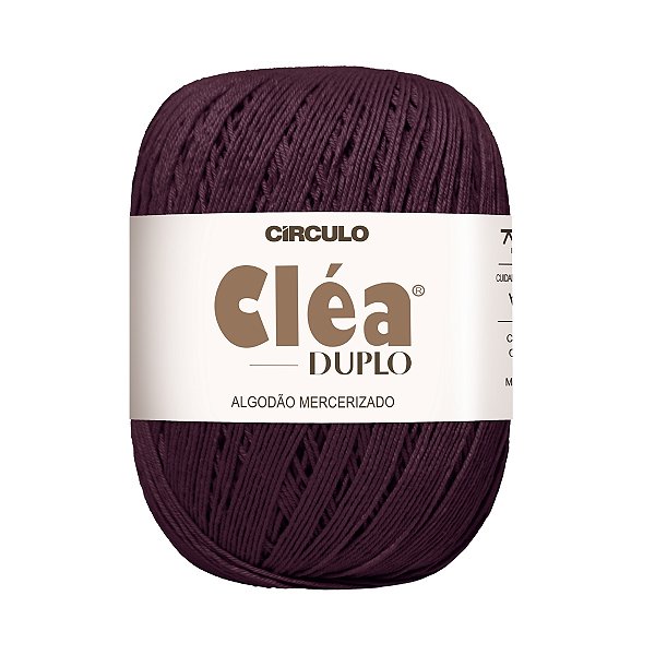 Fio Cléa Duplo Algodão Mercerizado 150g - Cranberry - Un