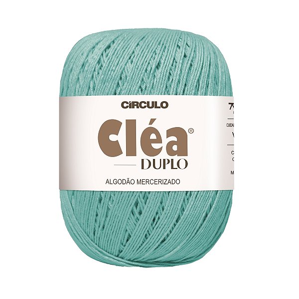 Fio Cléa Duplo Algodão Mercerizado 150g - Celeste - Un