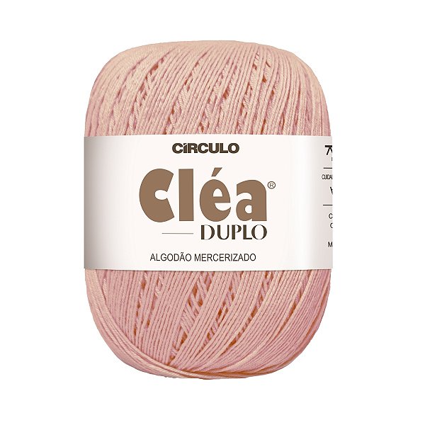 Fio Cléa Duplo Algodão Mercerizado 150g - Pêssego - Un