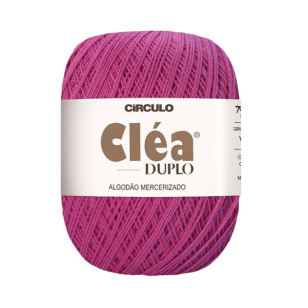 Fio Cléa Duplo Algodão Mercerizado 150g - Rosa Cítrico - Un