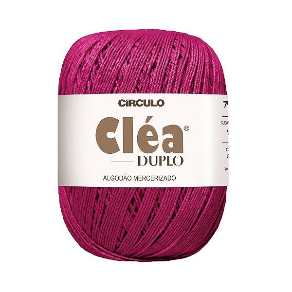 Fio Cléa Duplo Algodão Mercerizado 150g - Rosa Pink - Un