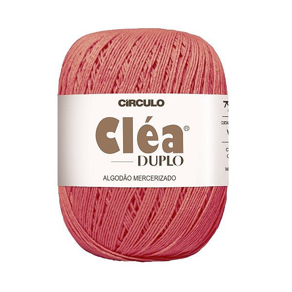 Fio Cléa Duplo Algodão Mercerizado 150g - Flamingo - Un