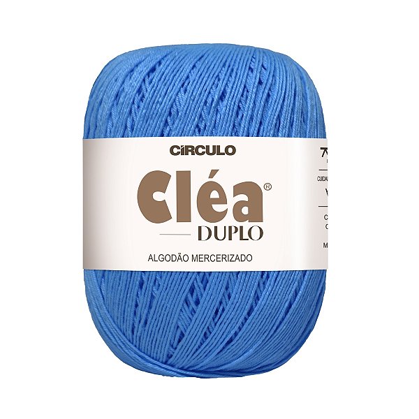 Fio Cléa Duplo Algodão Mercerizado 150g - Acqua - Un