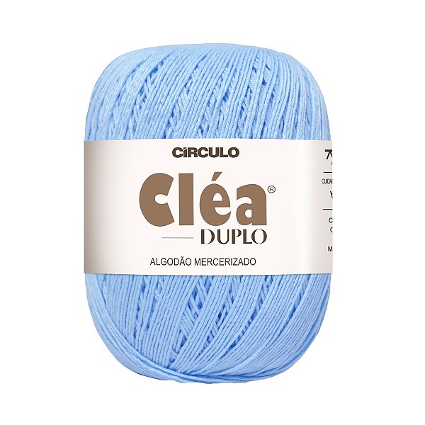 Fio Cléa Duplo Algodão Mercerizado 150g - Hortênsia - Un