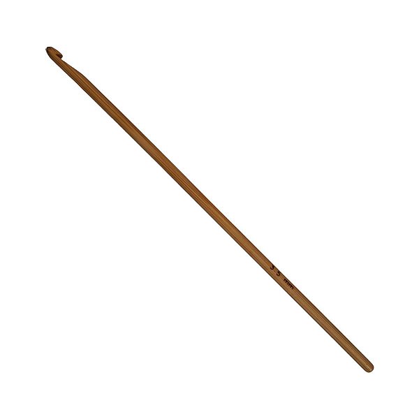 Agulha de Crochê em Bambu Natural 3,5 mm - Un