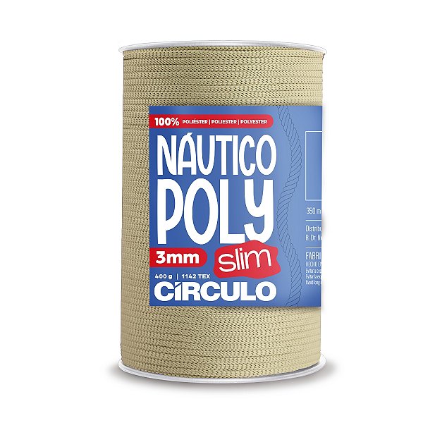 Fio Náutico Poly Slim 3mm 400g - Pinus - Un