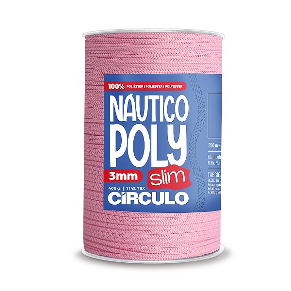 Fio Náutico Poly Slim 3mm 400g - Fresia - Un
