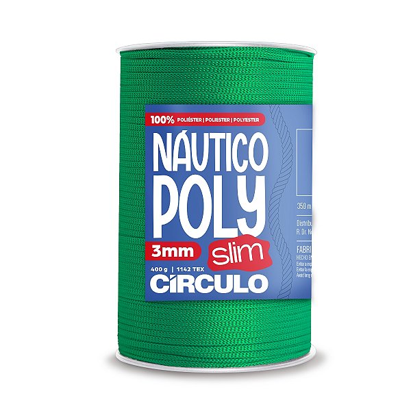 Fio Náutico Poly Slim 3mm 400g - Bandeira - Un